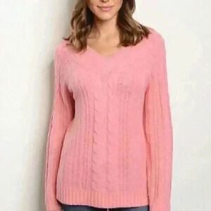 Very soft Pink Knit Sweater
